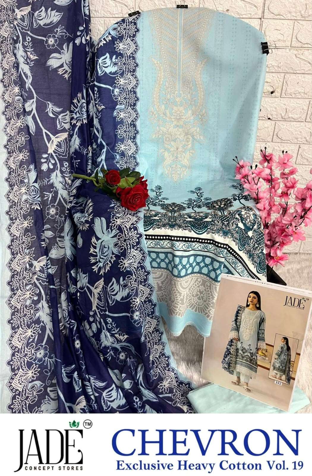 CHEVRON EXCLUSIVE HEAVY COTTON VOL - 19 BY JADE CONCEPT STORES